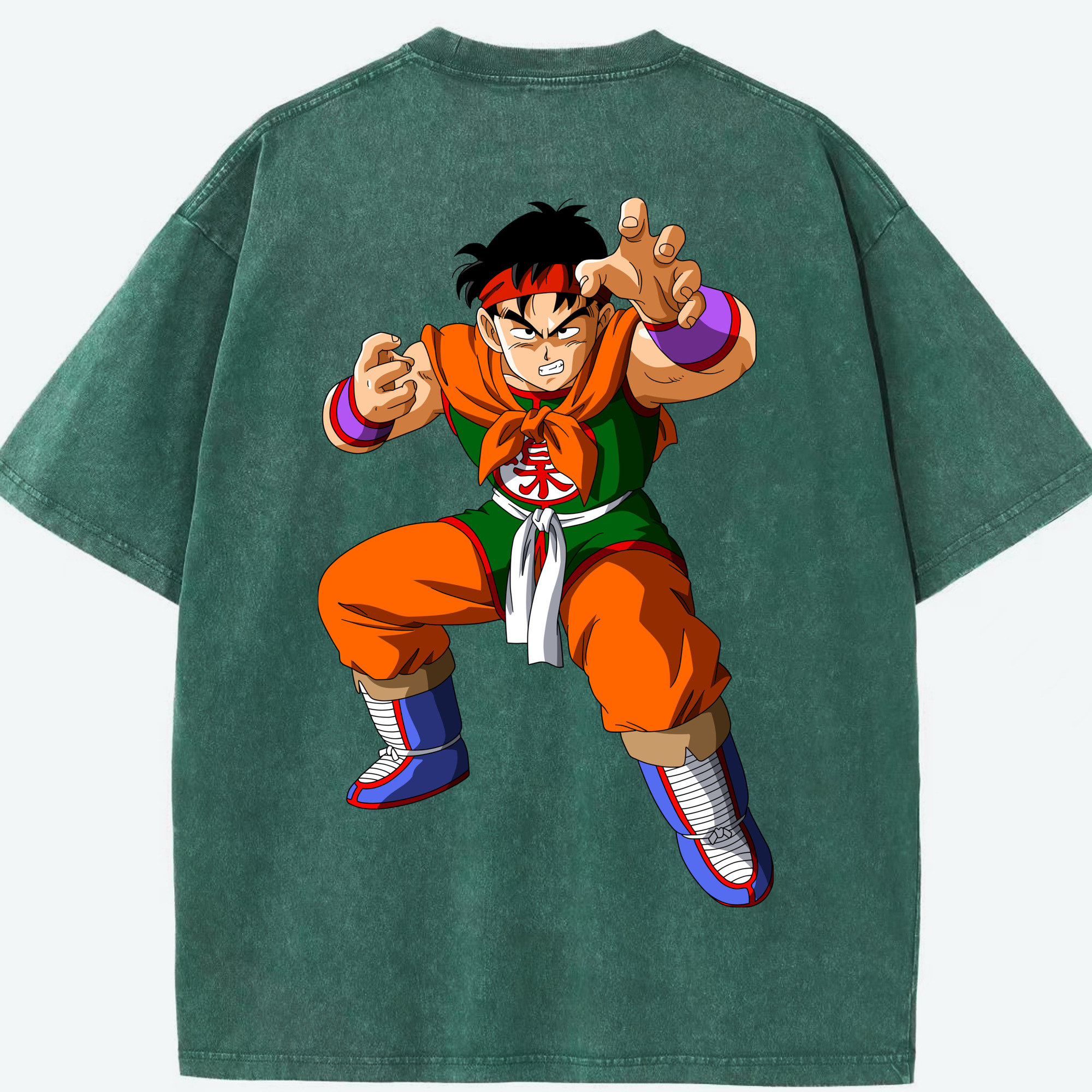 （画像用） ドラゴンボール DRAGON BALL 綿100% ヴィンテージ風 半袖Tシャツ（背面プリント）